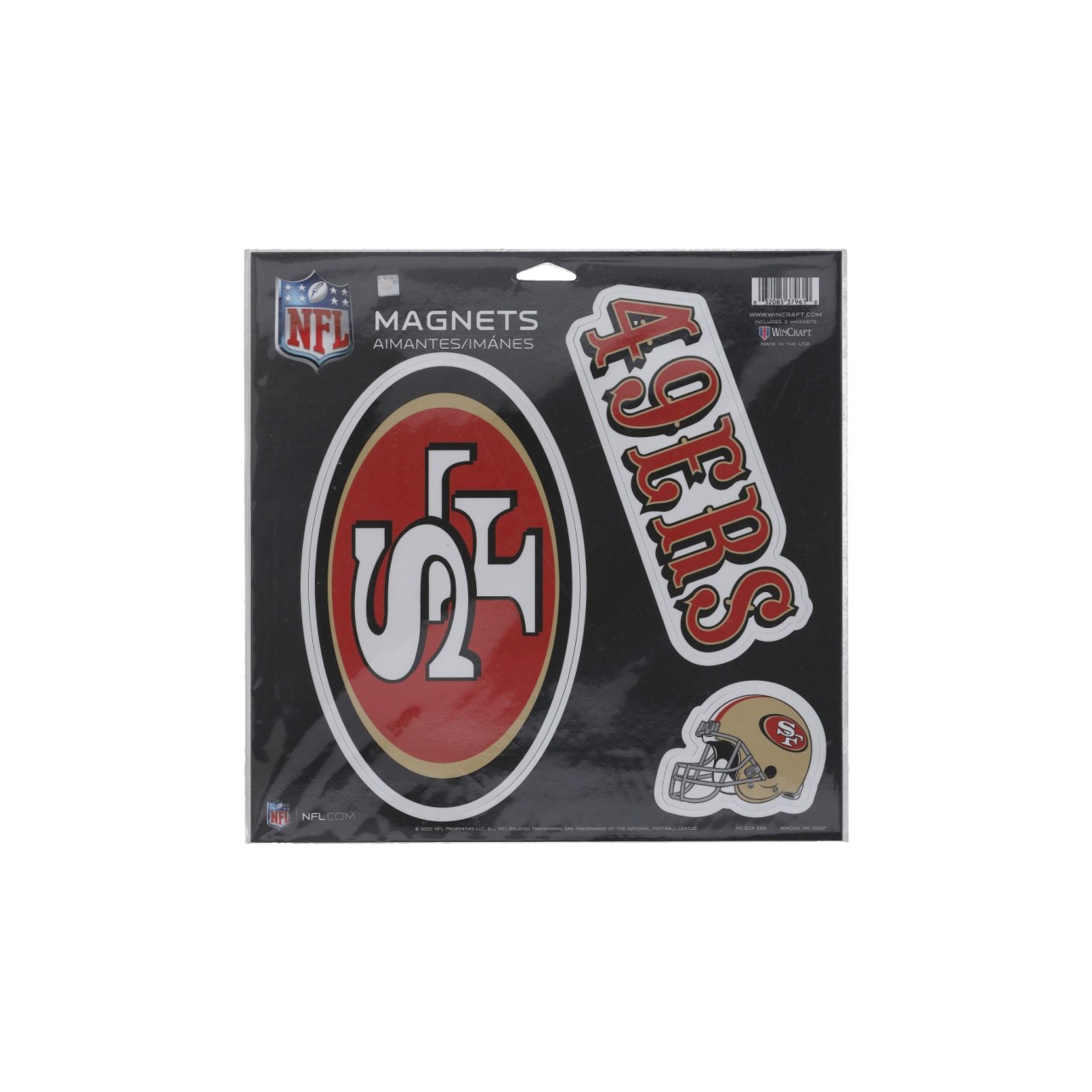 WINCRAFT NFL 11” DIE CUT MAGNET SET SAF49E 37961020