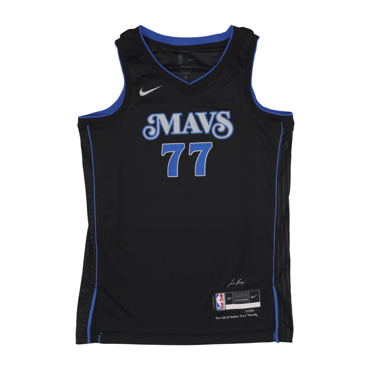 NIKE NBA NBA CITY EDITION 2023/24 SWINGMAN JERSEY NO 77 LUKA DONCIC DALMAV DX8499-010