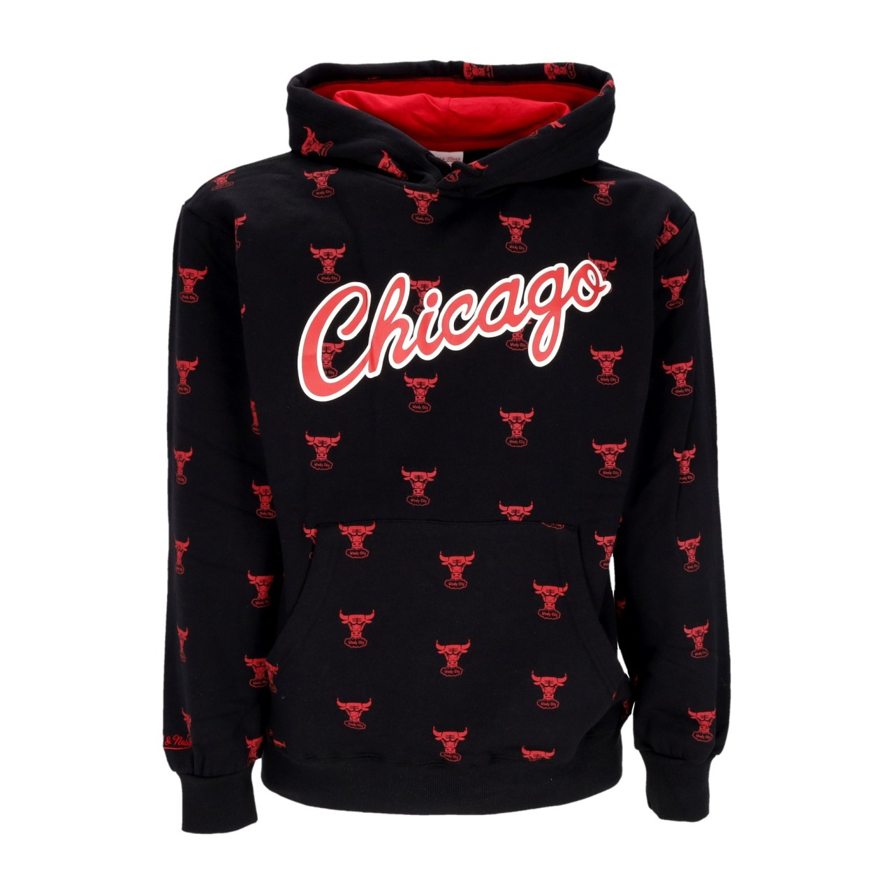 MITCHELL & NESS NBA AOP FLEECE HOODIE CHIBUL FPHD5940-CBUYYPPPBLCK