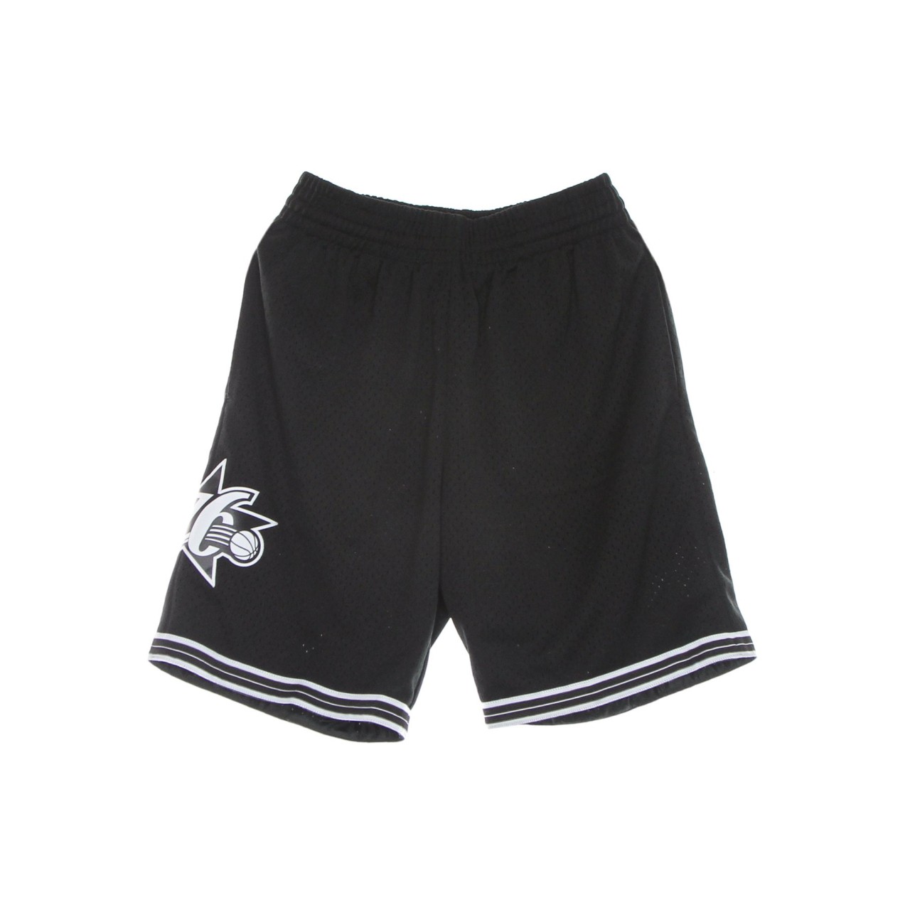 MITCHELL & NESS NBA WHITE LOGO SWINGMAN SHORT HARDWOOD CLASSICS 2000 PHI76E PFSW1072-P7600PPPBLCK