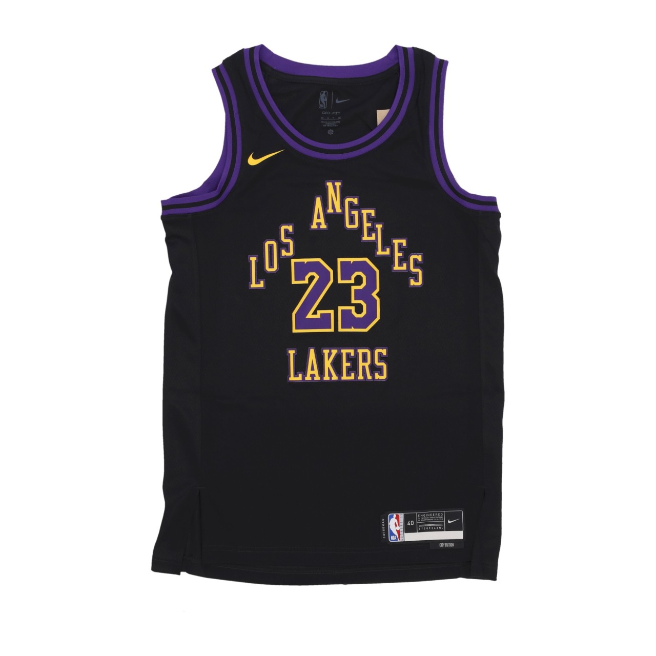 NIKE NBA NBA CITY EDITION 2023/24 DRI-FIT SWINGMAN JERSEY NO 23 LEBRON JAMES LOSLAK DX8506-012