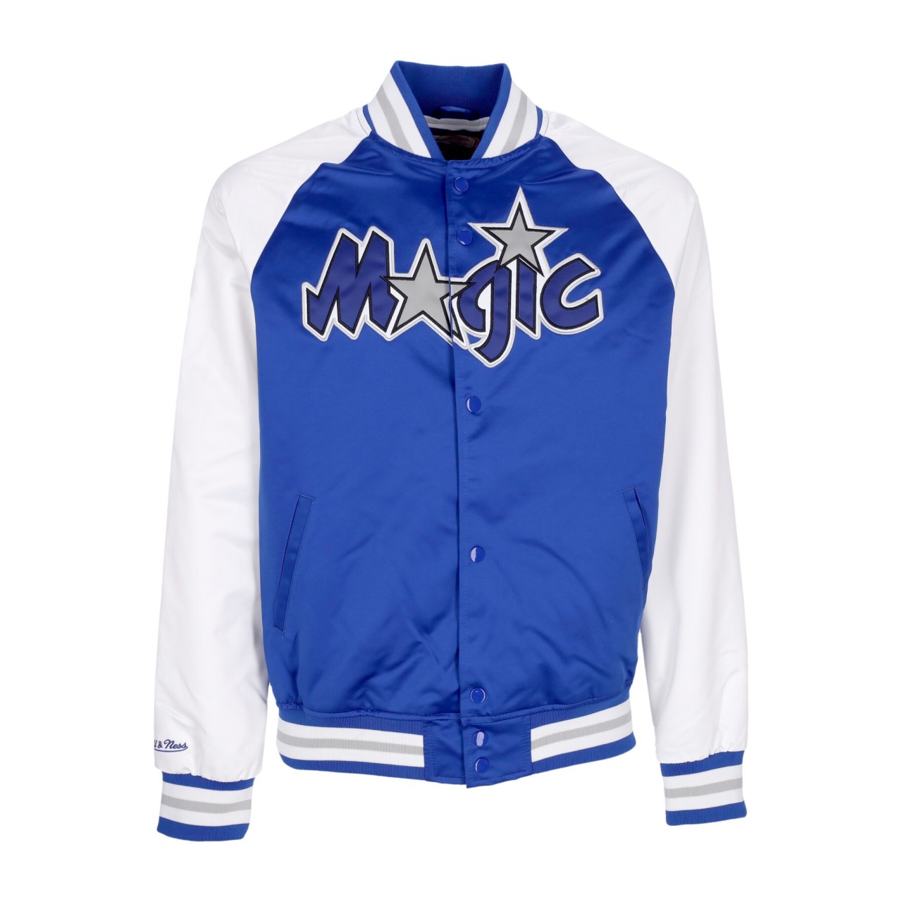 MITCHELL & NESS NBA PRIMETIME LW SATIN JACKET HARDWOOD CLASSICS ORLMAG OJBF4992-OMAYYPPPROYA