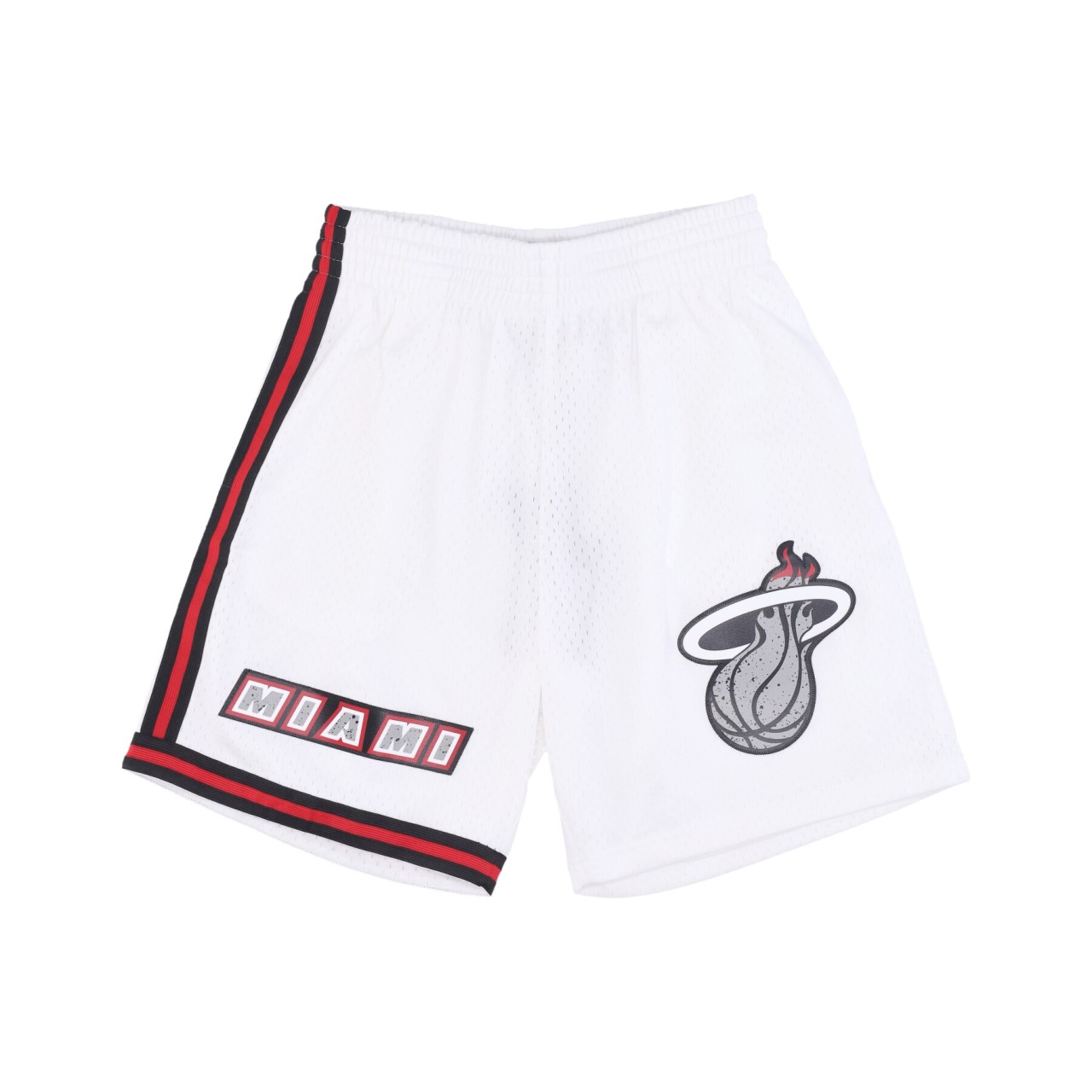 MITCHELL & NESS NBA CRACKED CEMENT SWINGMAN SHORT 1996 MIAHEA PFSW5935-MHE96PPPWHIT