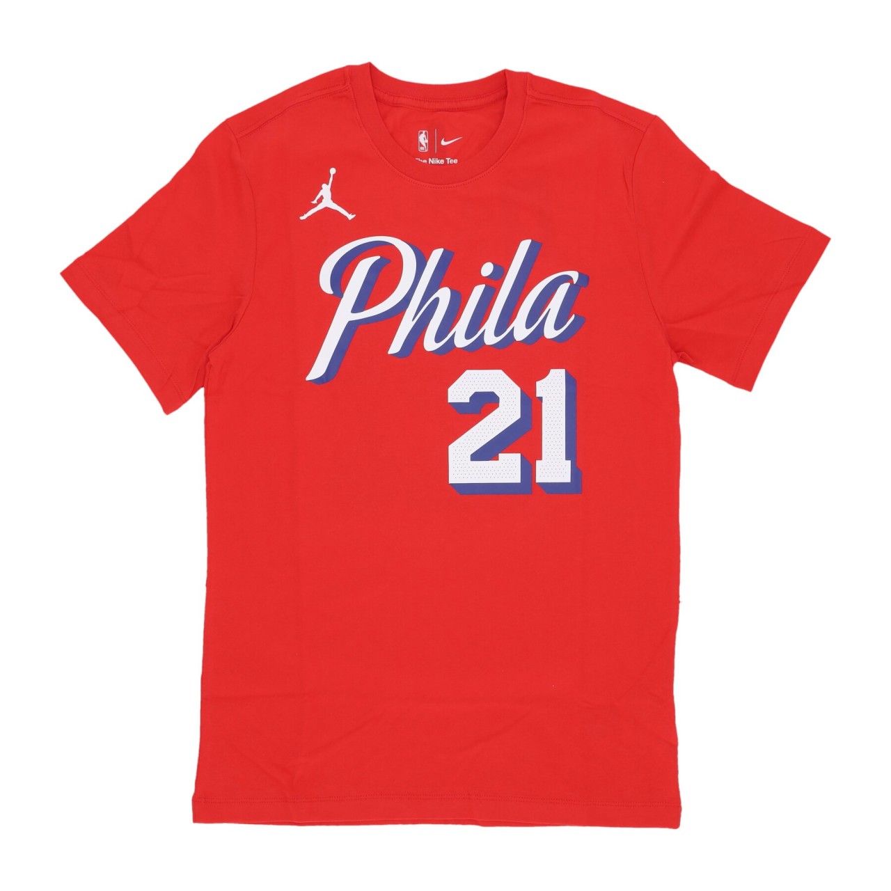 JORDAN NBA NBA STATEMENT EDITION TEE NO 21 JOEL EMBIID PHI76E DV5790-662