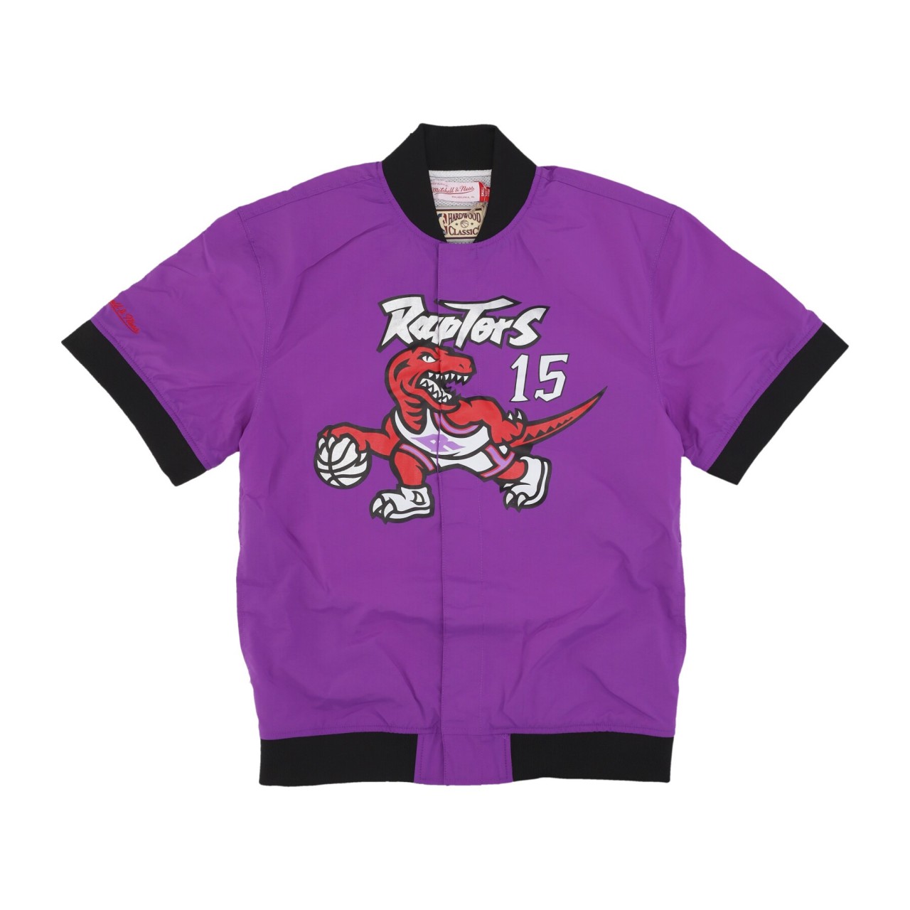 MITCHELL & NESS NBA OFF COURT WARM UP JACKET NO 15 VINCE CARTER TORRAP OJZP5501-TRAYYVCAPURP