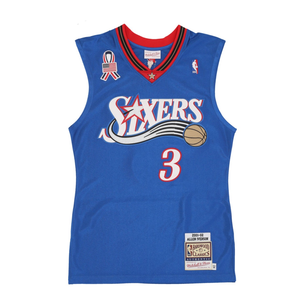 MITCHELL & NESS NBA ALTERNATE JERSEY 2001 NO 3 ALLEN IVERSON PHI76E AJY46164-P7601AIVROYA