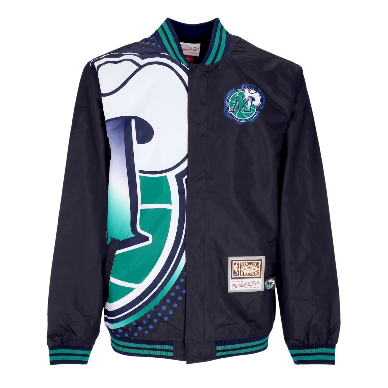 MITCHELL & NESS NBA BIG FACE 7.0 JACKET DALMAV OJBF5902-DMAYYPPPBLCK