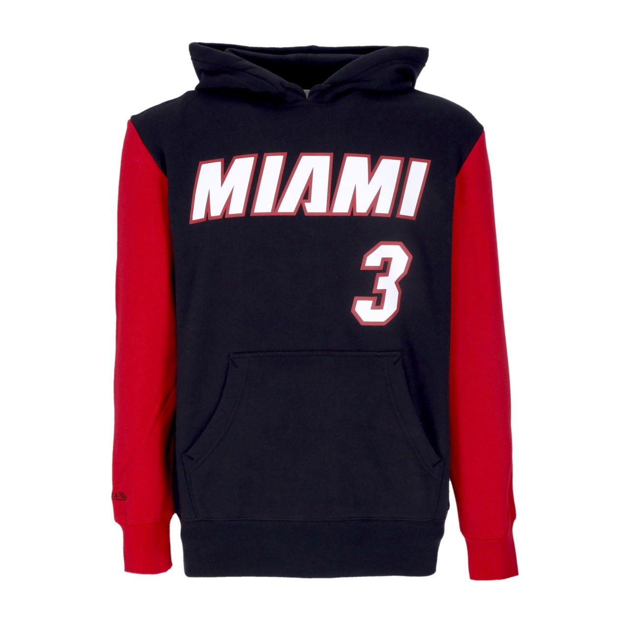 MITCHELL & NESS NBA FASHION FLEECE HOODIE 2006 NO 3 DWYANE WADE HARDWOOD CLASSICS MIAHEA FNNP3417-MHE06DWABKRD