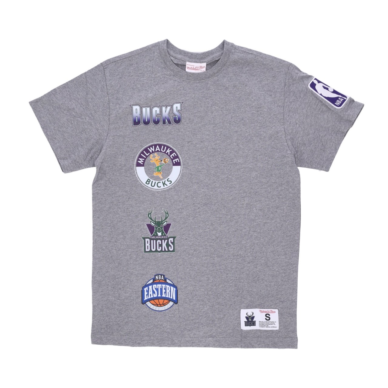 MITCHELL & NESS NBA HOMETOWN TEE MILBUC TCRW4989-MBUYYPPPGYHT