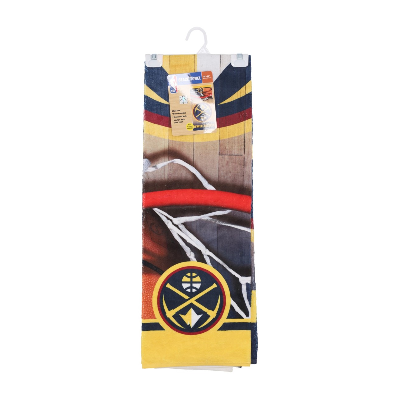 WINCRAFT NBA 30 x 60” BEACH TOWEL DENNUG A2548599