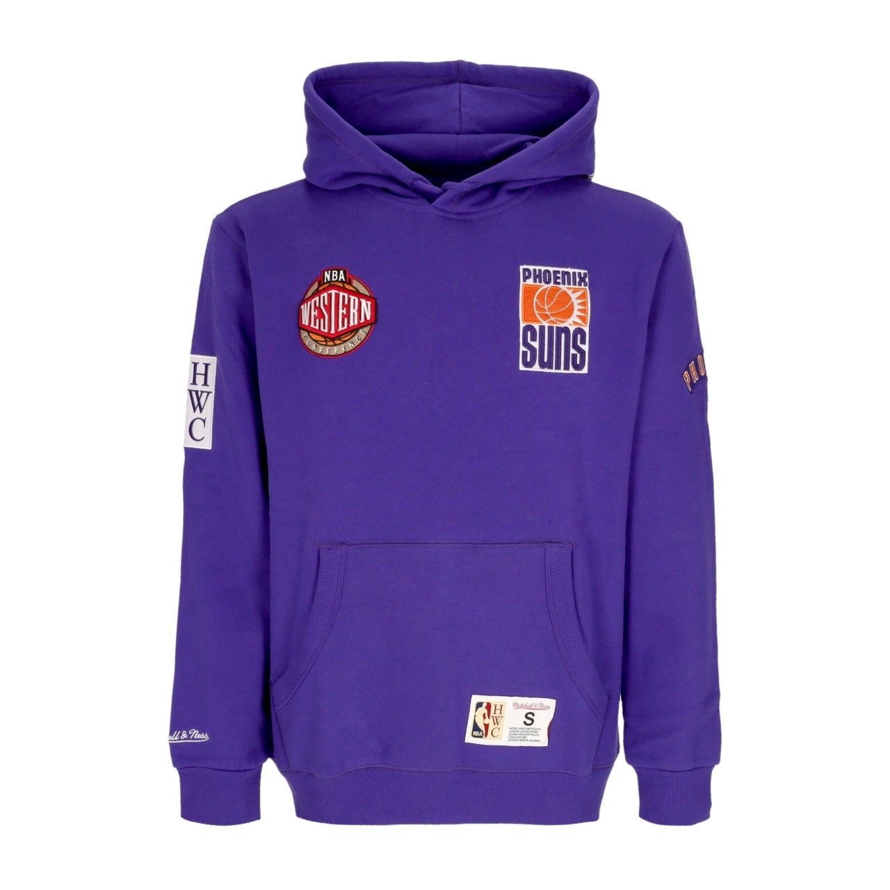 MITCHELL & NESS NBA HOMETOWN FLEECE HOODIE PHOSUN FPHD4987-PSUYYPPPPURP