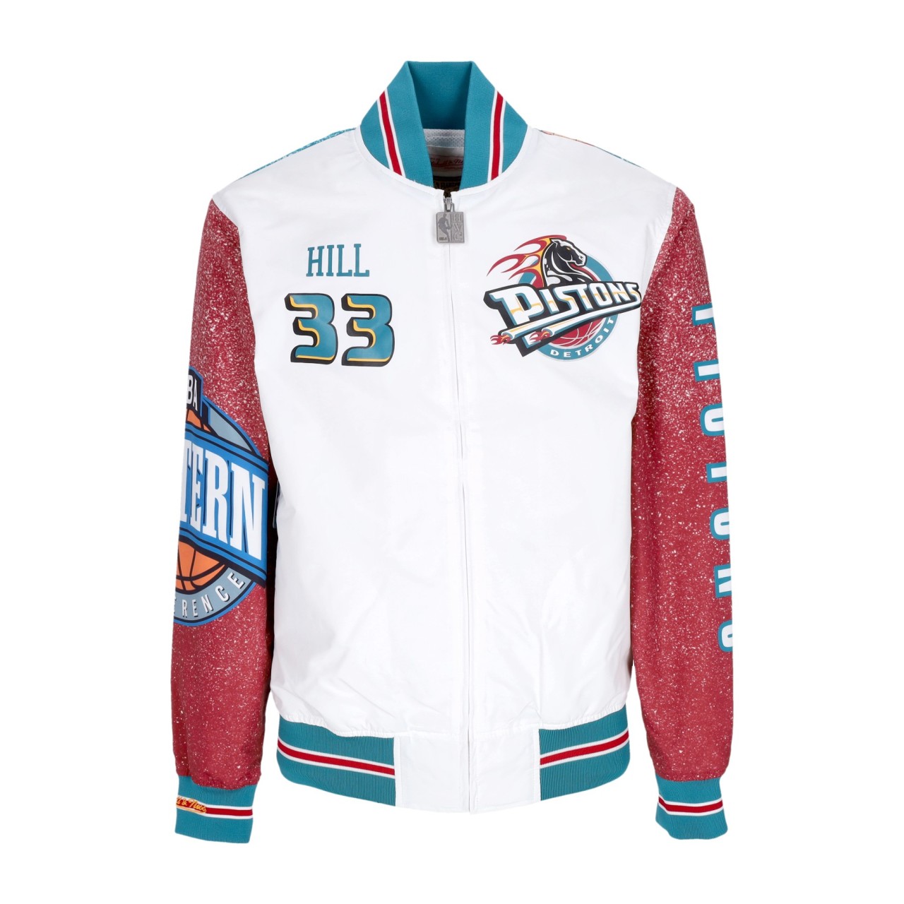 MITCHELL & NESS NBA BURST WARM UP JACKET NO 33 GRANT HILL DETPIS OJZP5510-DPIYYGHIMTWH