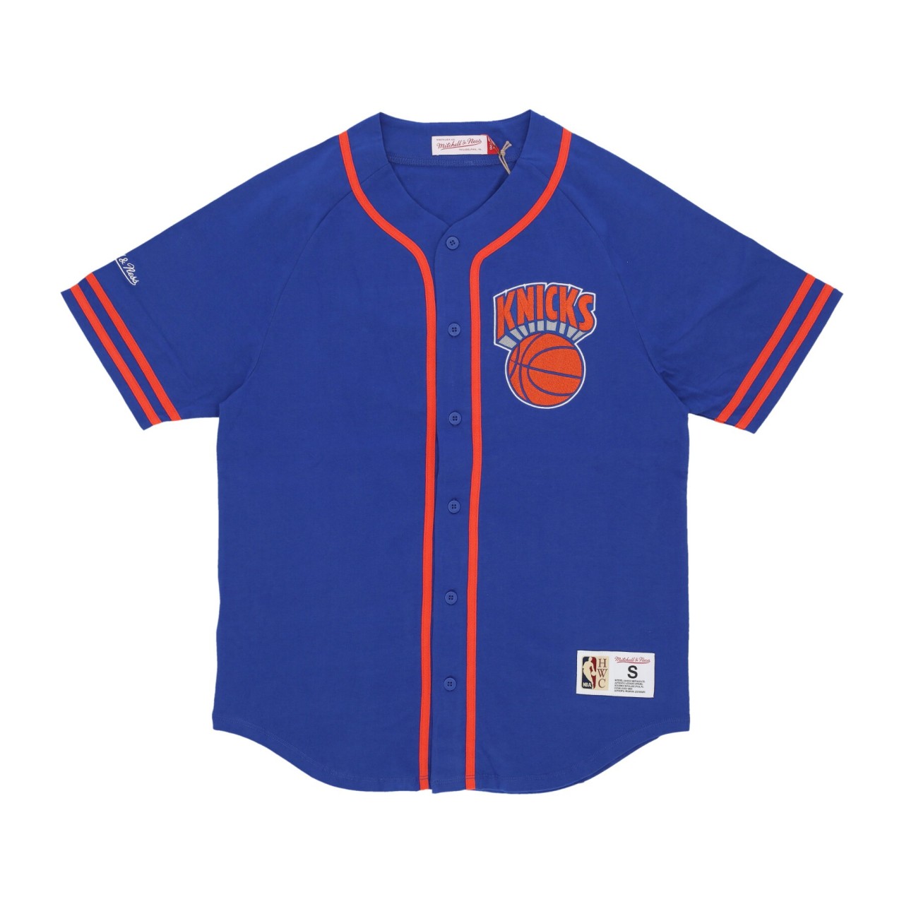 MITCHELL & NESS NBA FASHION COTTON BUTTON FRONT VINTAGE LOGO NEYKNI TBTF6700-NYKYYPPPDKOR