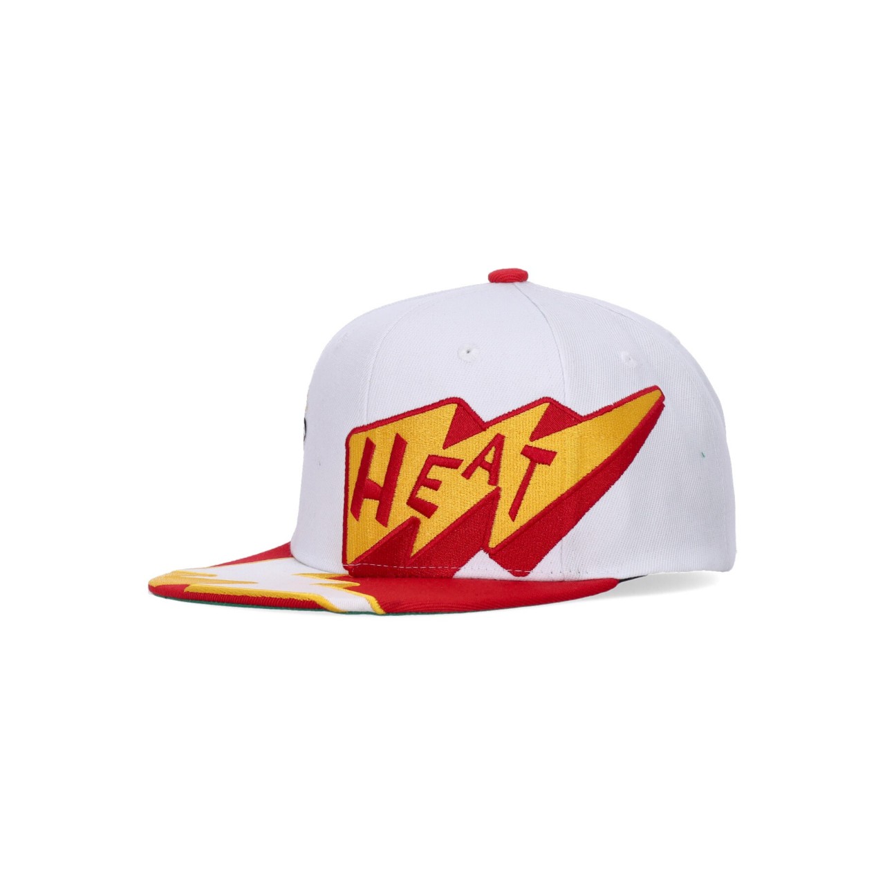 MITCHELL & NESS NBA FAST TIMES SNAPBACK HWC MIAHEA HHSS5134-MHEYYPPPWHIT