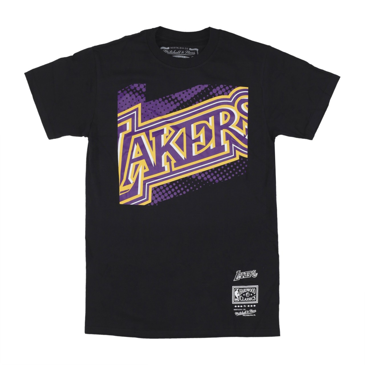 MITCHELL & NESS NBA BIG FACE 7.0 TEE LOSLAK BMTR5904-LALYYPPPBLCK