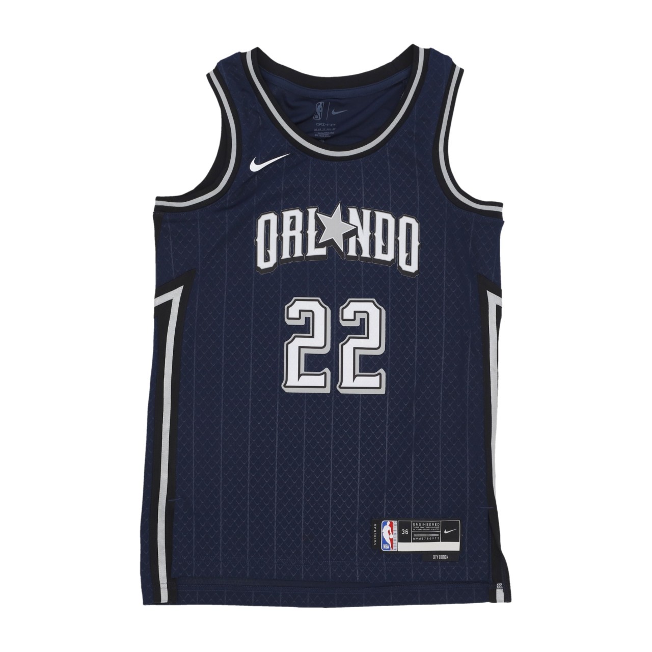 NIKE NBA NBA CITY EDITION 2023/24 DRI-FIT SWINGMAN JERSEY NO 22 FRANZ WAGNER ORLMAG DX8514-422